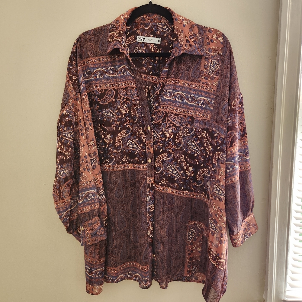 Zara Oversized Blouse